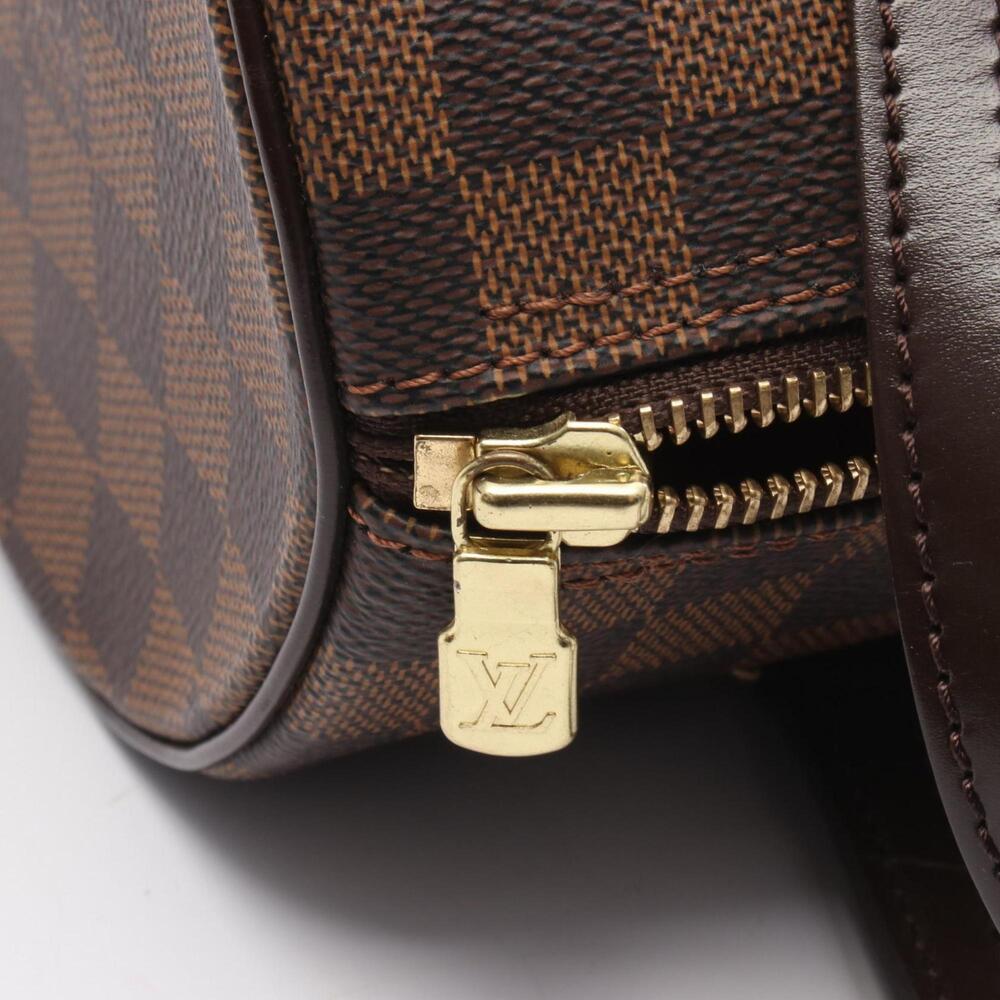 LOUIS VUITTON Authentic Brown Damier Leather Papillon 26 Bag - Picture 6 of 6